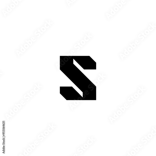 S letter logo design