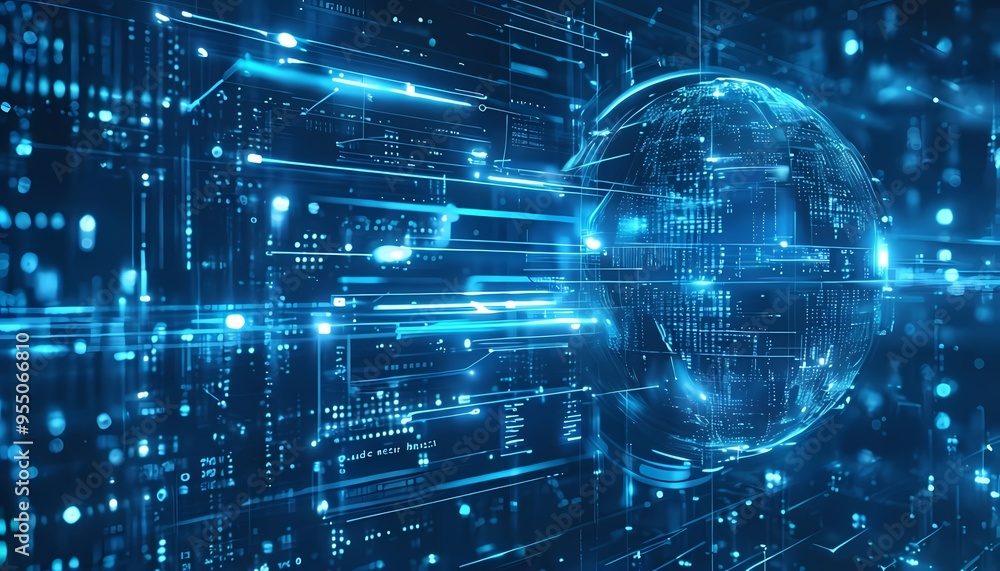 Abstract technology background Abstract technology background