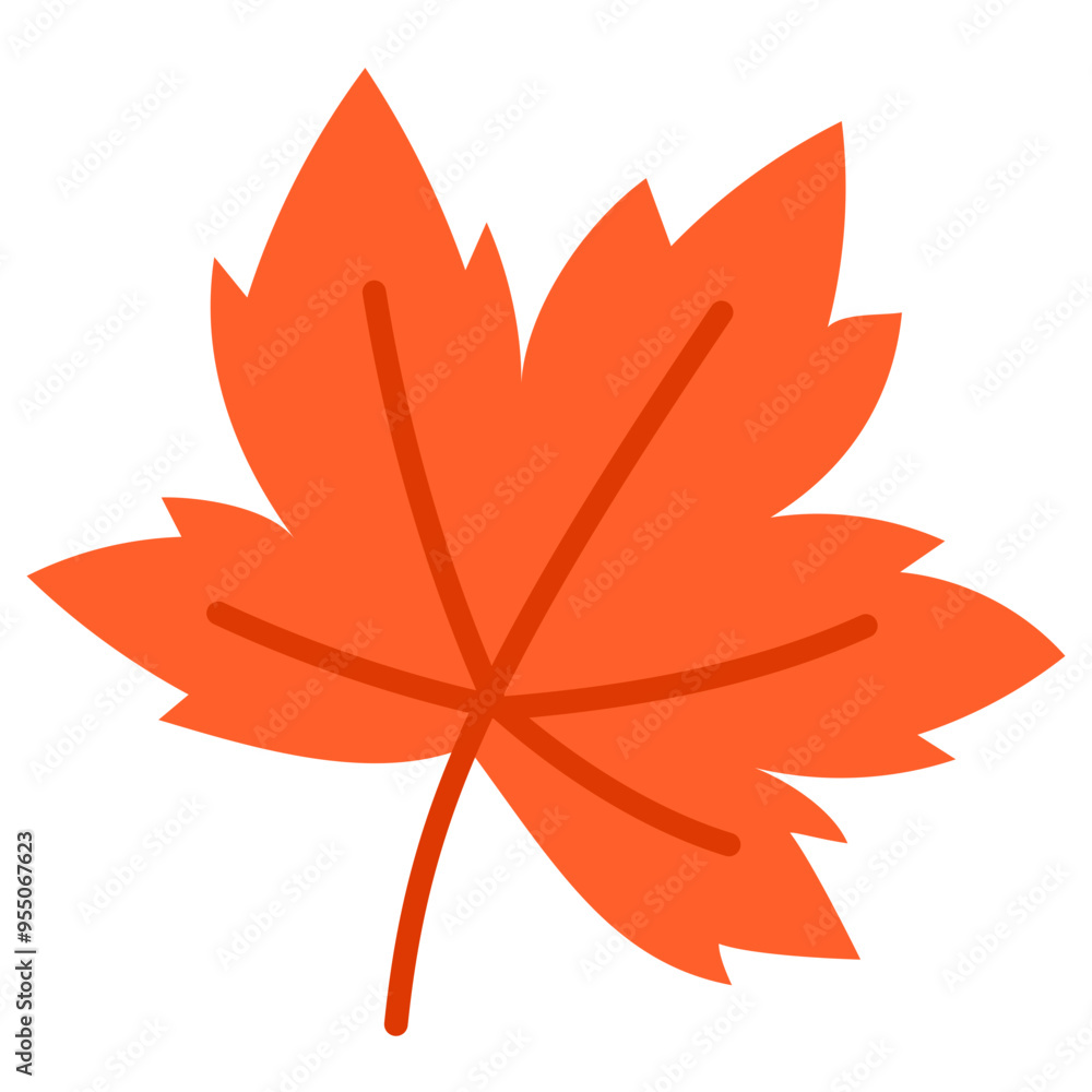 orange maple leaves illustration orange maple leaves illustration