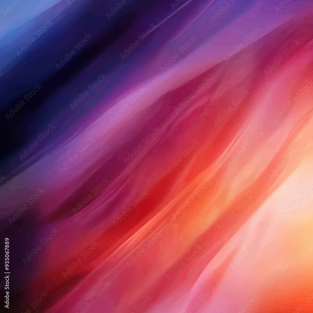 Abstract red light trail on blue background Abstract red light trail on blue background