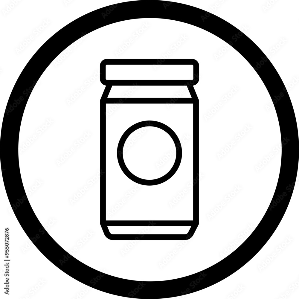 Can Vector Icon Design Can Vector Icon Design