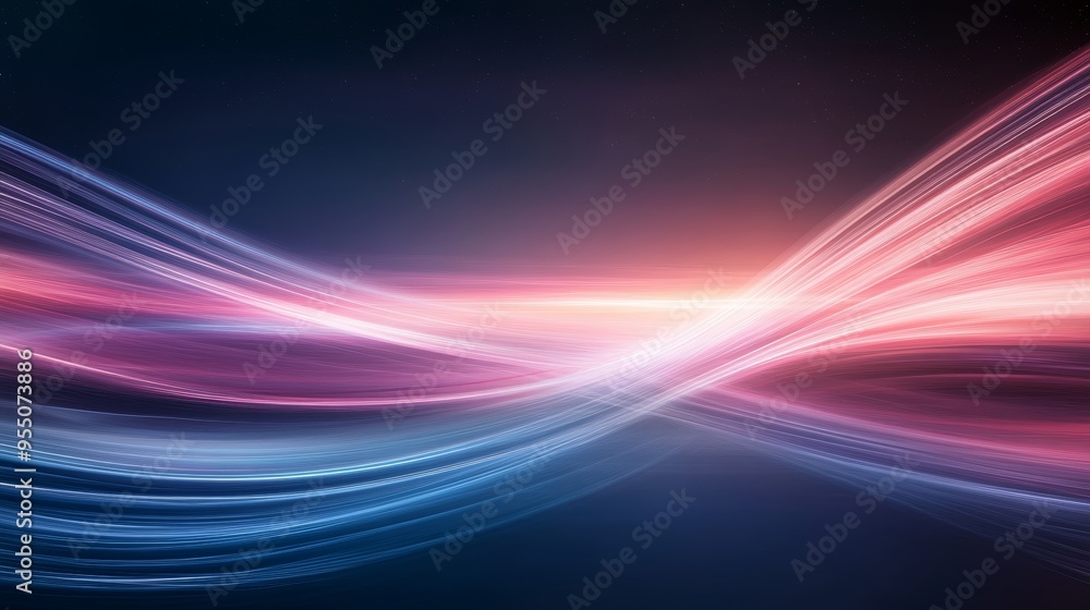Vibrant abstract light trails elegantly flowing across a dark background, creating a sense of motion and dynamism. Vibrant abstract light trails elegantly flowing across a dark background, creating a sense of motion and dynamism.
