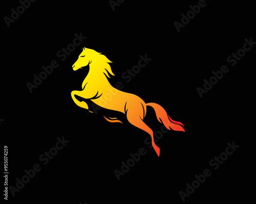 simple horse logo.eps