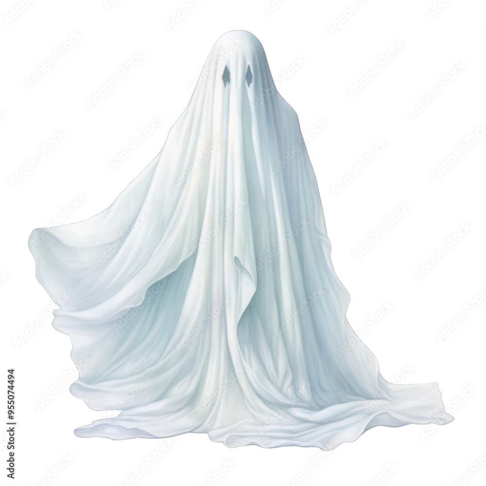 A White Ghost With Two Eyesholes A White Ghost With Two Eyesholes