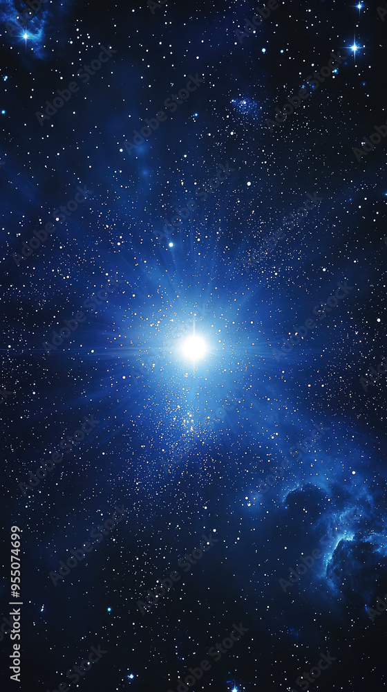 A Celestial Tapestry: A Radiant Star Cluster Illuminates the Vast Darkness of Space. A Celestial Tapestry: A Radiant Star Cluster Illuminates the Vast Darkness of Space.