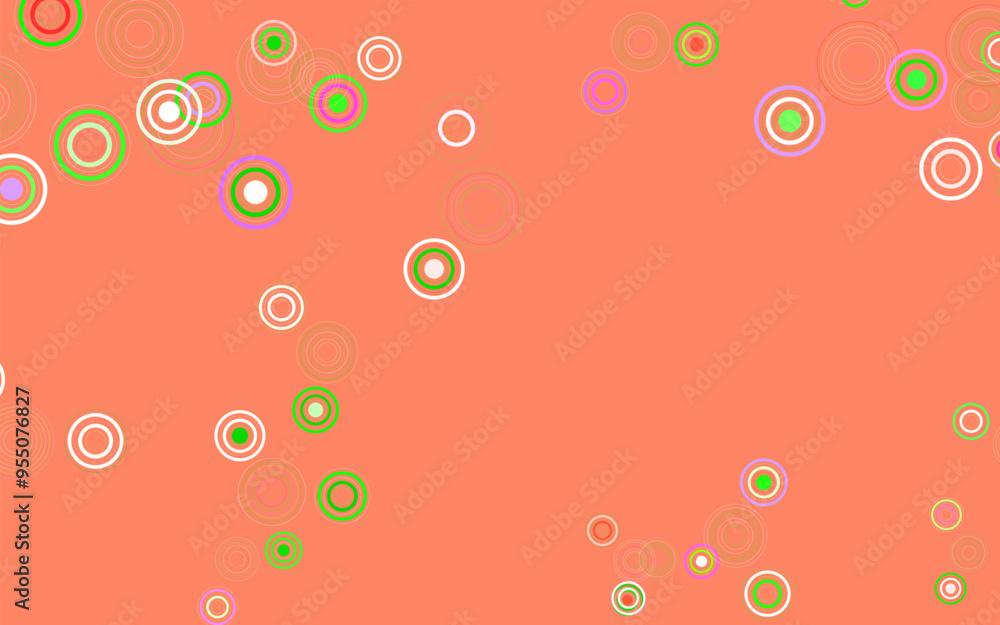 Light Pink, Green vector template with circles. Light Pink, Green vector template with circles.