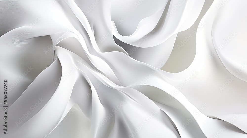 Abstract white background with a mix of geometric shapes and flowing forms, creating balance. Abstract white background with a mix of geometric shapes and flowing forms, creating balance.