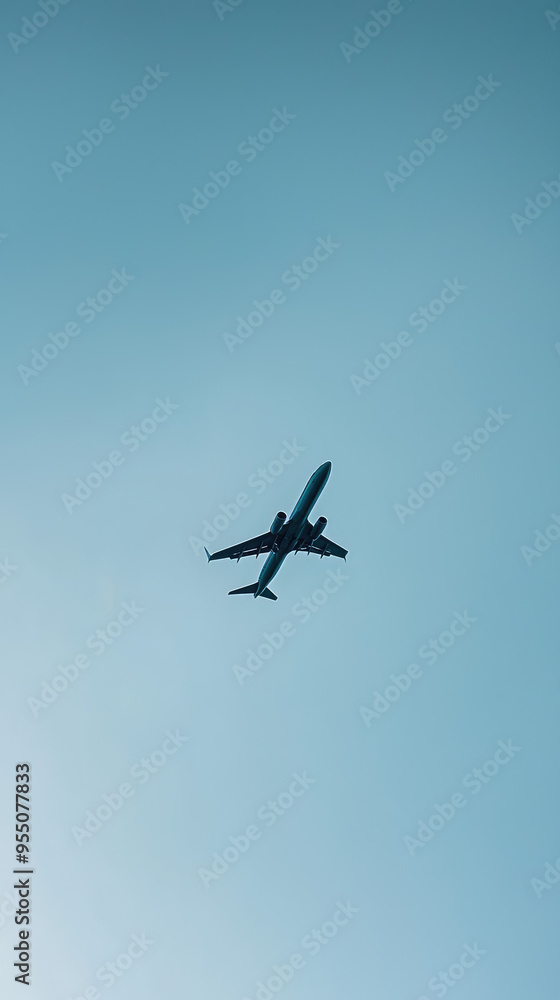 A lone airplane, a tiny silhouette against a vast expanse of blue sky, embodies the thrill of flight and the endless possibilities of the horizon. A lone airplane, a tiny silhouette against a vast expanse of blue sky, embodies the thrill of flight and the endless possibilities of the horizon.