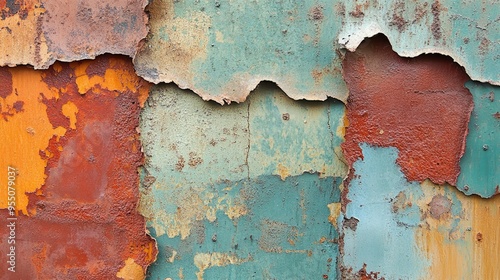 Abstract rust patterns with complex textures and a range of colors, creating a visually striking background