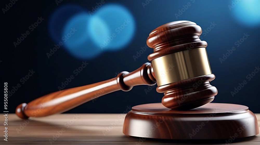 illustration wooden gavel space text generated using ai illustration wooden gavel space text generated using ai