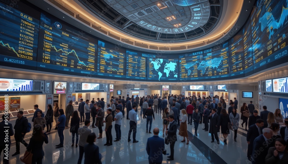Fototapeta premium Currency Exchange Hub