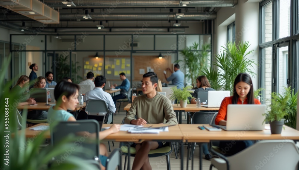 Obraz premium Co-Working Hub