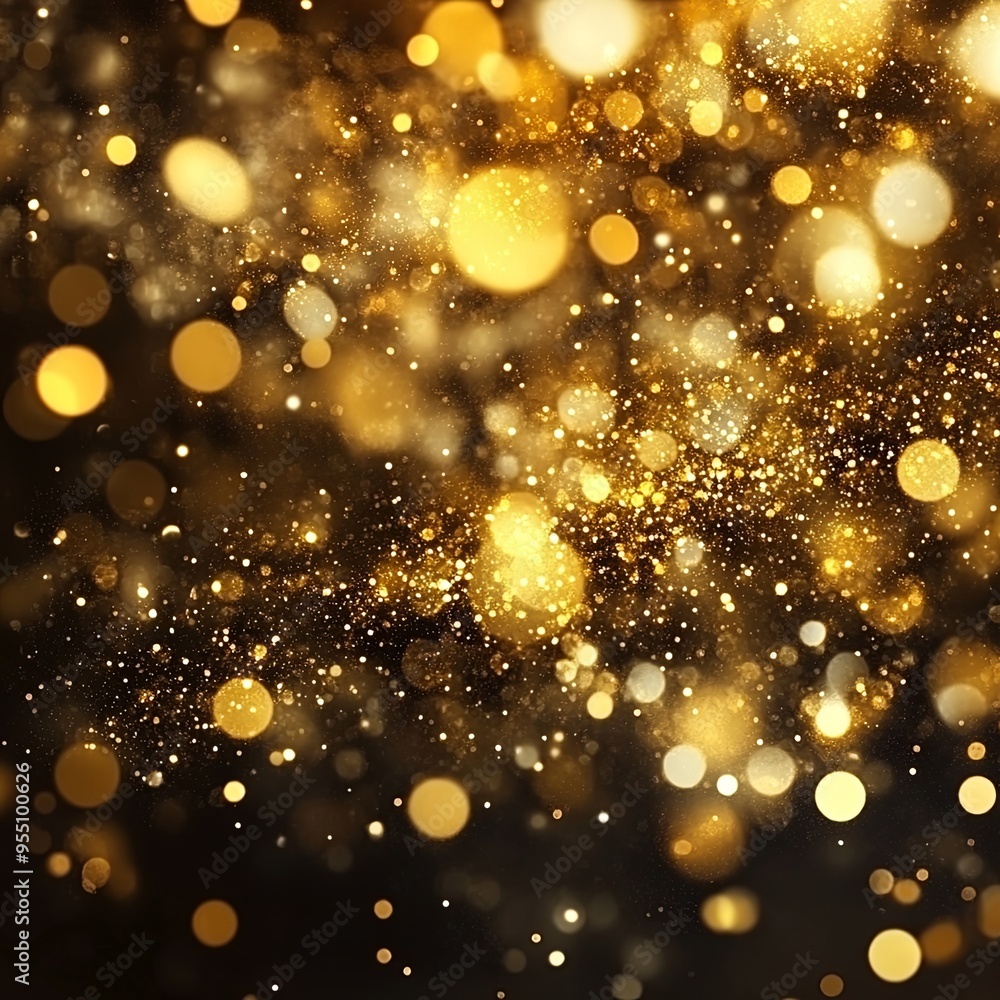 Background of golden sparkles Background of golden sparkles