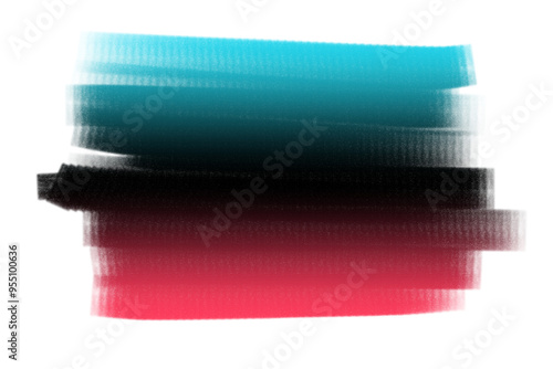 brush stroke tiktok element design transparent	