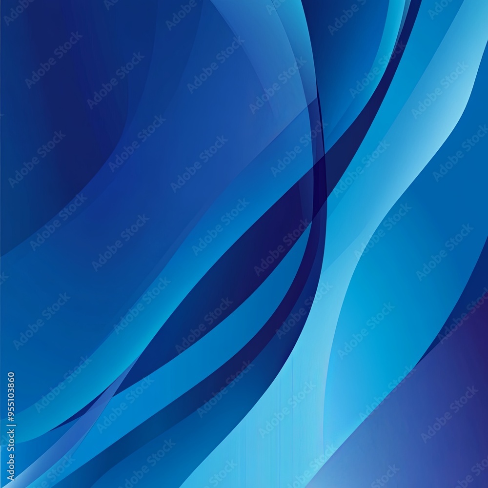 Obraz premium Blue business banner background. Trendy banner on colorful backdrop. Abstract flyer design background. Web banner, header layout template. Business card template. Abstract flyer design background.