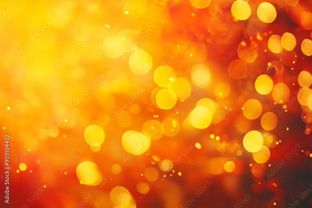 Colorful bokeh lights create a warm and festive atmosphere in a vibrant autumn setting during the evening hours Colorful bokeh lights create a warm and festive atmosphere in a vibrant autumn setting during the evening hours