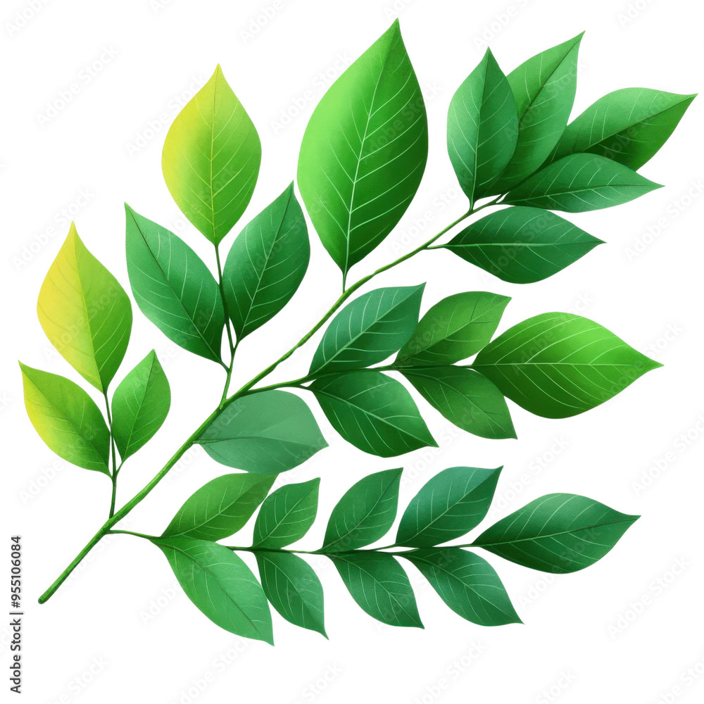 A vibrant green leaf branch showcasing various shades and abundant foliage, perfect for nature-themed visuals. A vibrant green leaf branch showcasing various shades and abundant foliage, perfect for nature-themed visuals.