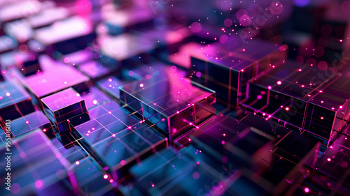 close up of a motherboard