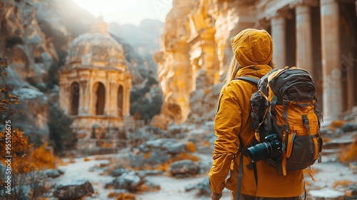 Archaeological Adventures: Capturing Ancient Ruins in Golden Afternoon Light