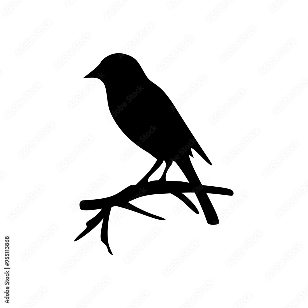 Bird silhouette vector art design Bird silhouette vector art design