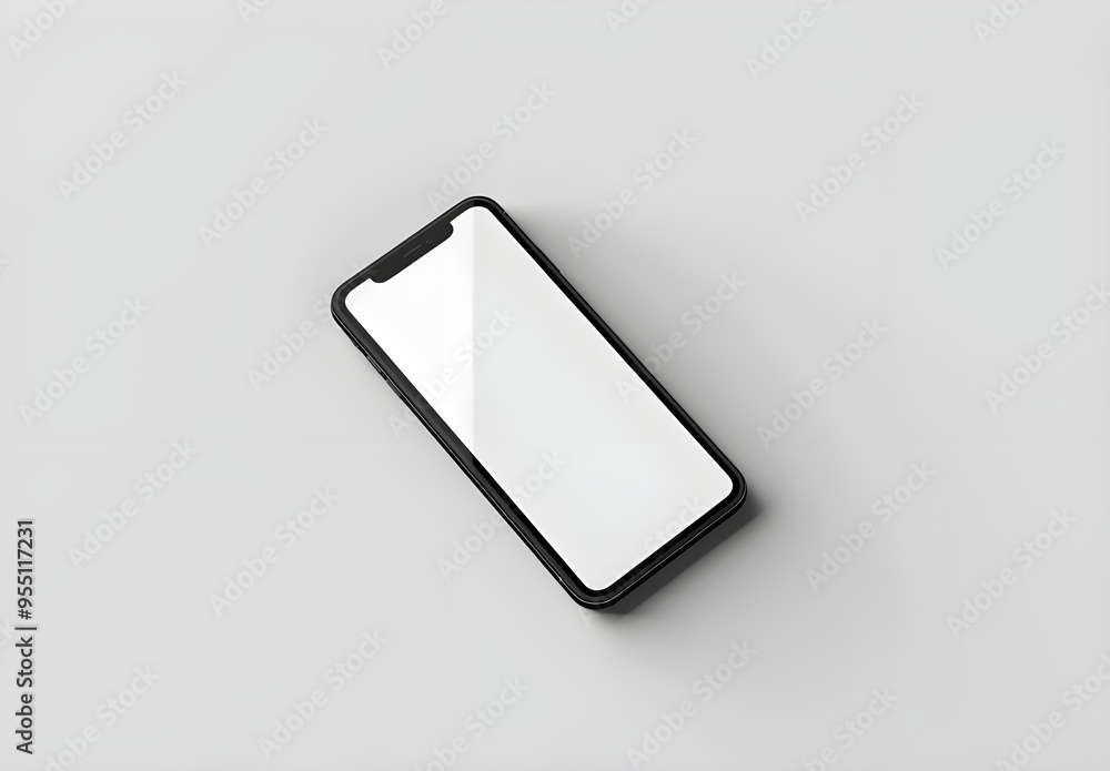 phone mockup, white screen, simple vector illustration, flat design. phone mockup, white screen, simple vector illustration, flat design.
