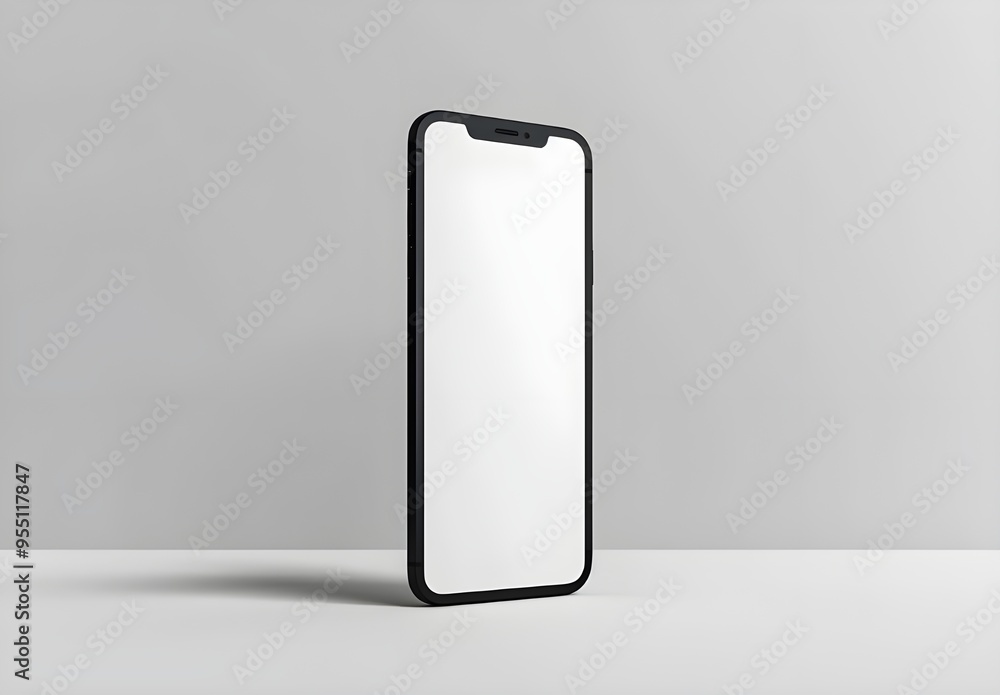 phone mockup, white screen, simple vector illustration, flat design. phone mockup, white screen, simple vector illustration, flat design.