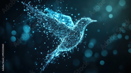 Digital Bird of Peace