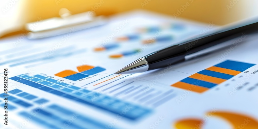Illustrated report on business growth metrics with detailed charts and financial data professional and precise business document Illustrated report on business growth metrics with detailed charts and financial data professional and precise business document