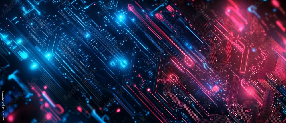 Technology Circuit Board Texture Background Technology Circuit Board Texture Background
