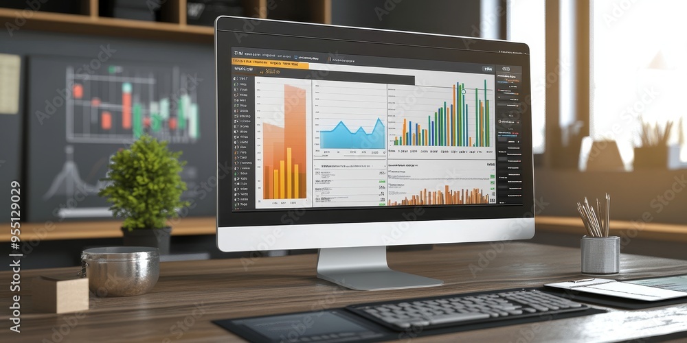 Personal finance session with a detailed expense report clear visualizations of spending and financial tracking professional setup Personal finance session with a detailed expense report clear visualizations of spending and financial tracking professional setup