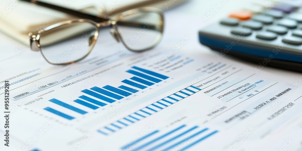 Detailed business expenses report with clear categories and figures presented on a professional office desk Detailed business expenses report with clear categories and figures presented on a professional office desk
