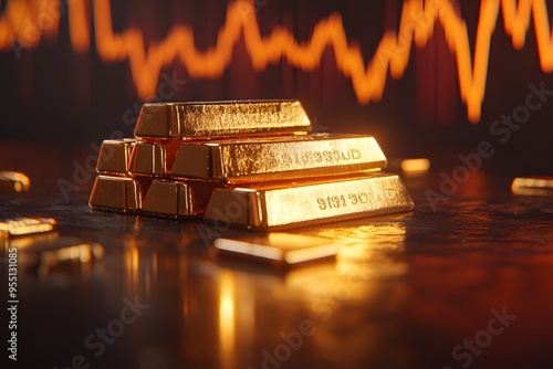 Gold Investment and Financial Graphs