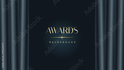 Awarding the nomination ceremony luxury black wavy background. Wedding entertainment night. Elegant luxury shine modern template certificate.
