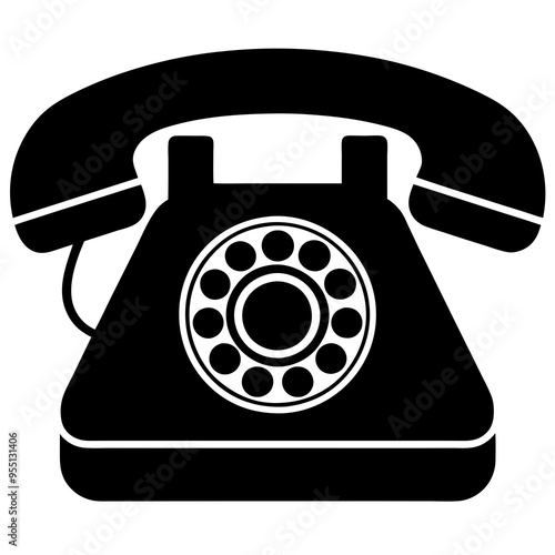 Telephone icon vector illustration 