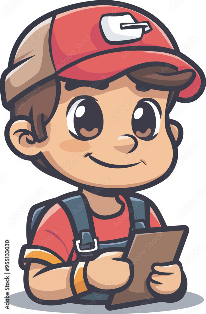 Delivery Boy With Clipboard Cartoon CharacterIllustration Deliveryman Logistics Shipping Service Ecommerce Online Shopping Order Package Transportation Business Commercial Mascot Logo Branding Icon Delivery Boy With Clipboard Cartoon CharacterIllustration Deliveryman Logistics Shipping Service Ecommerce Online Shopping Order Package Transportation Business Commercial Mascot Logo Branding Icon