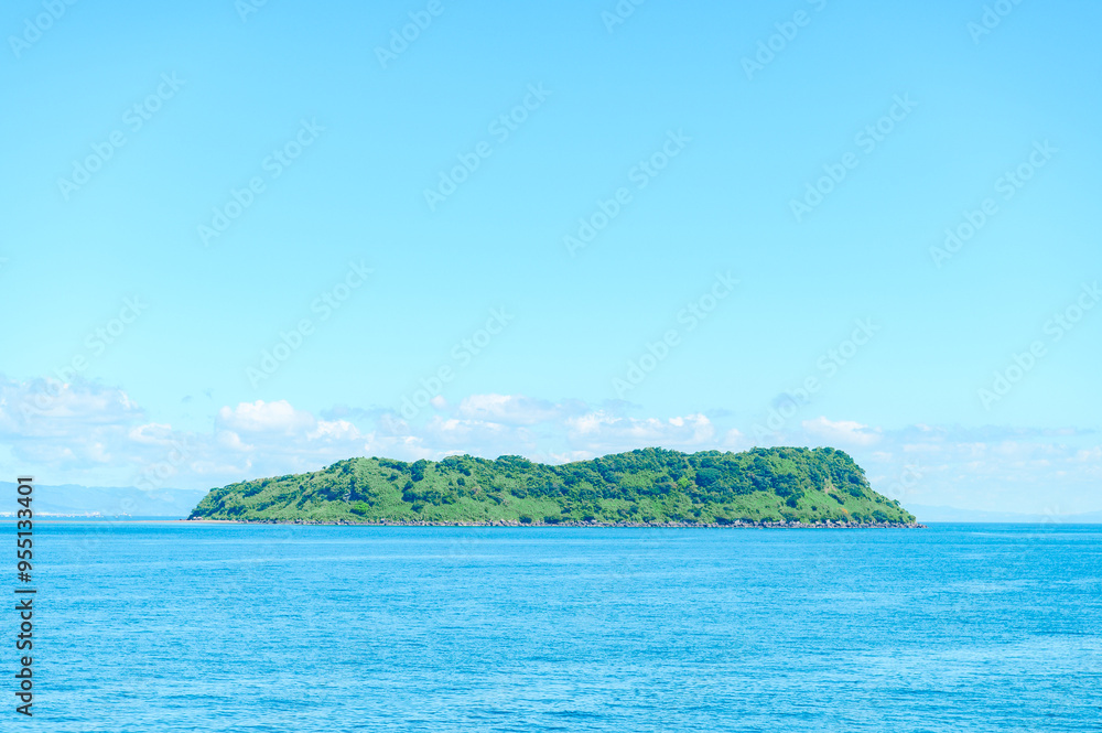 Fototapeta premium 船から見える海の絶景