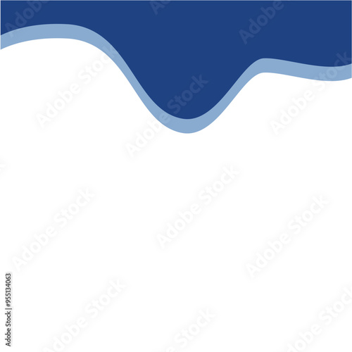 Divider Header for App, Banners or Posters. Set of Template Dividers Shapes for Website. Curve Lines, Drops, Wave Collection of Design Element for Top, Bottom Page Web Site. white background.