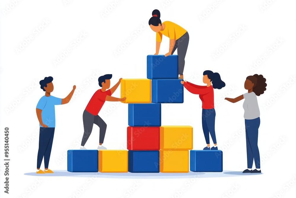 Teamwork Makes the Dream Work Collaboration, Unity, and Problem-Solving Through Shared Effort, Building Success Together