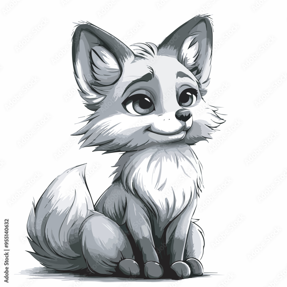Cute Baby Fox Sitting Wildlife Illustration Monochrome Background Animal Mammal Nature Wild Cartoon Character Design Forest Adorable Furry Friendly Digital Art Graphic Mascot Logo Branding Children Cute Baby Fox Sitting Wildlife Illustration Monochrome Background Animal Mammal Nature Wild Cartoon Character Design Forest Adorable Furry Friendly Digital Art Graphic Mascot Logo Branding Children