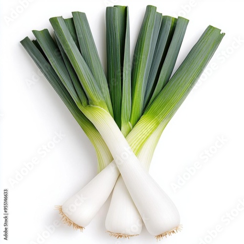 Detailed realistic HD of  leek in full bloom