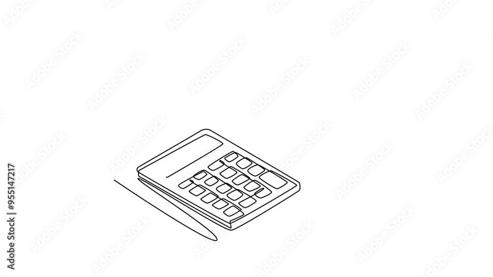 One continuous line drawing of management of finance concept. Full length animation illustration. High quality 4k footage. One continuous line drawing of management of finance concept. Full length animation illustration. High quality 4k footage.