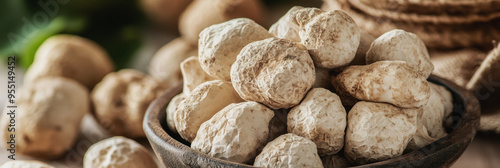 The White Truffle Festival in San Miniato. a holiday in Italy. white truffle photo