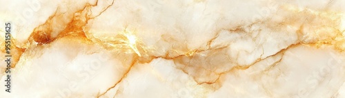 Seamless marble texture in light tan with soft gold veins, [Abstract Background Marble], [Warm and natural]