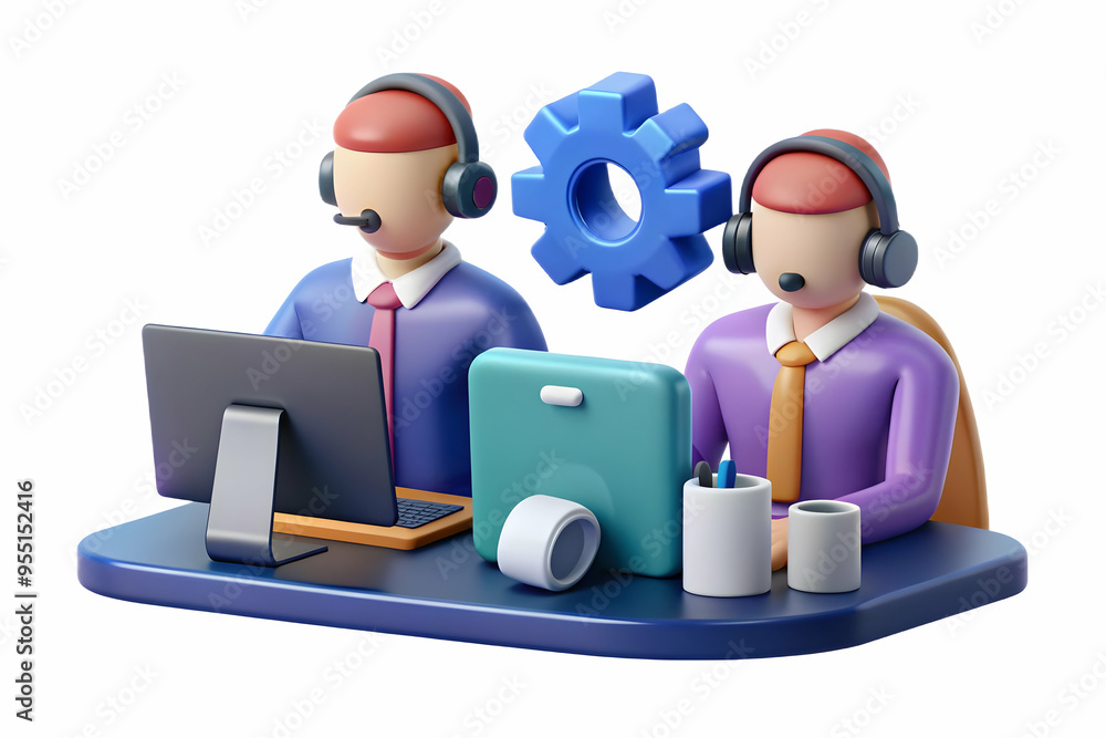 3D AI-Powered IT Support Team Using Technology to Troubleshoot and Resolve Issues - Cost-Effective Solutions in Action 3D AI-Powered IT Support Team Using Technology to Troubleshoot and Resolve Issues - Cost-Effective Solutions in Action