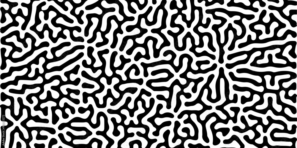 Abstract seamless turing pattern minimal organic geometric white background. black bold line abstract pattern Transparent monochrome striped texture, seamless pattern, modern stylish texture. Abstract seamless turing pattern minimal organic geometric white background. black bold line abstract pattern Transparent monochrome striped texture, seamless pattern, modern stylish texture.