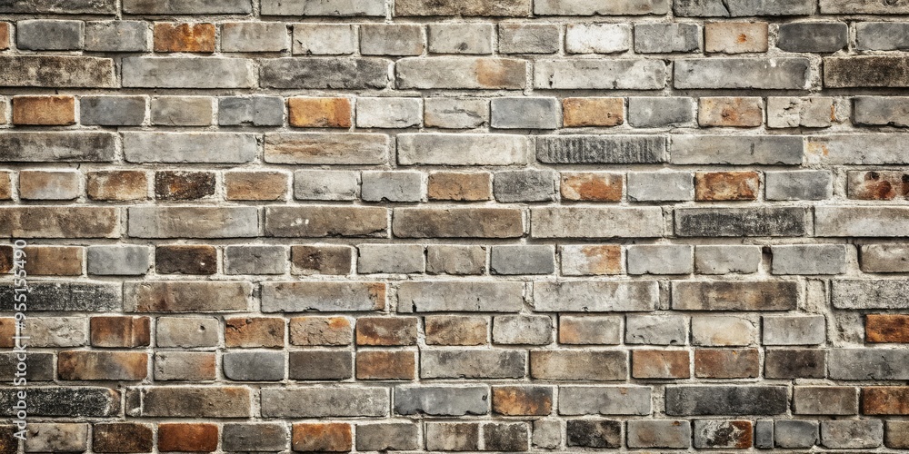 Weathered grey brick wall with worn mortar joints and subtle texture provides a rugged, industrial-chic backdrop for modern compositions and minimalist designs. Weathered grey brick wall with worn mortar joints and subtle texture provides a rugged, industrial-chic backdrop for modern compositions and minimalist designs.