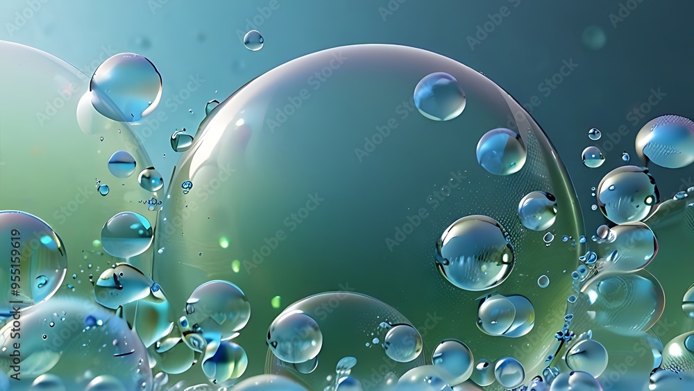 Design a dynamic image featuring a stream of translucent bubbles flowing horizontally across a transparent background. Design a dynamic image featuring a stream of translucent bubbles flowing horizontally across a transparent background.