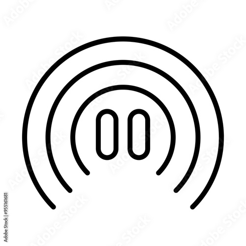 Pause icon design