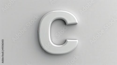 Letter C, 3D, letters, alphabet, decoration, art, illustration, wallpaper, background