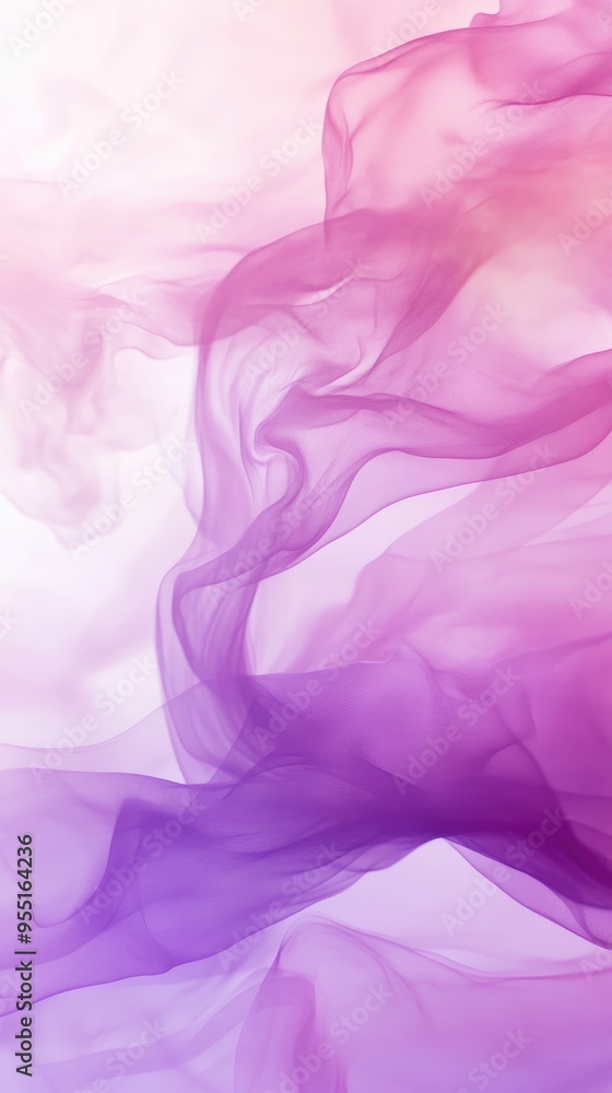 Abstract purple fabric forming wavy shapes background Abstract purple fabric forming wavy shapes background